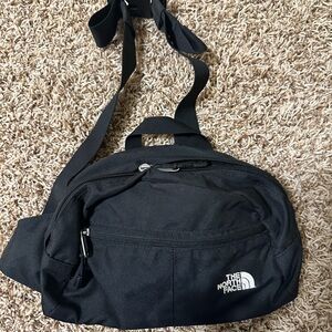 The North Face Black Belt Bag with Adjustable Straps